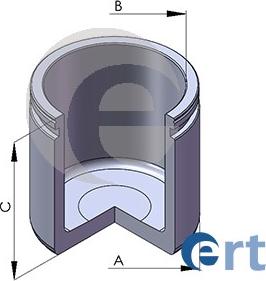 ERT 150277-C - Virzulis, Bremžu suports www.autospares.lv