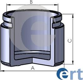 ERT 150789-C - Piston, brake caliper www.autospares.lv