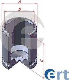 ERT 151439-C - Virzulis, Bremžu suports www.autospares.lv