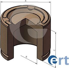 ERT 151549-C - Virzulis, Bremžu suports www.autospares.lv