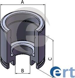 ERT 151072-C - Virzulis, Bremžu suports www.autospares.lv