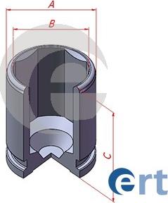 ERT 151198-C - Piston, brake caliper www.autospares.lv