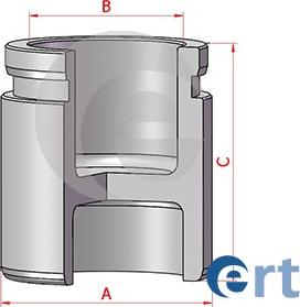 ERT 151559-C - Virzulis, Bremžu suports www.autospares.lv