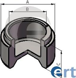 ERT 151147-C - Virzulis, Bremžu suports www.autospares.lv