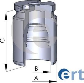 ERT 151163-C - Virzulis, Bremžu suports www.autospares.lv