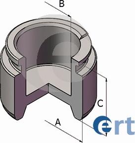 ERT 151846-C - Virzulis, Bremžu suports www.autospares.lv