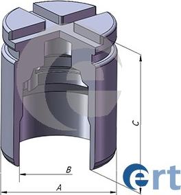 ERT 151292-C - Virzulis, Bremžu suports www.autospares.lv