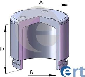 ERT 151851-C - Virzulis, Bremžu suports www.autospares.lv