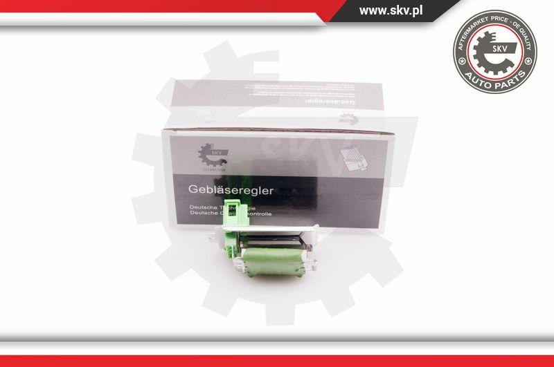 Esen SKV 94SKV056 - Resistor, interior blower www.autospares.lv