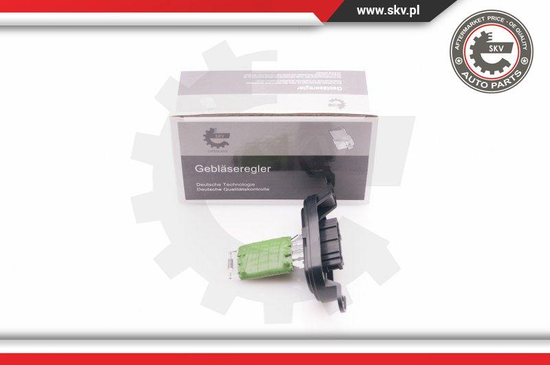 Esen SKV 94SKV027 - Resistor, interior blower www.autospares.lv