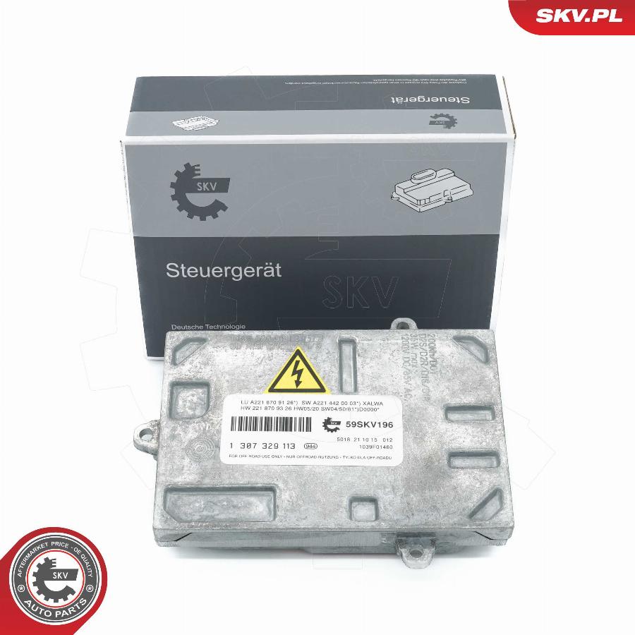 Esen SKV 59SKV196 - Vadības iekārta, Apgaismojums www.autospares.lv