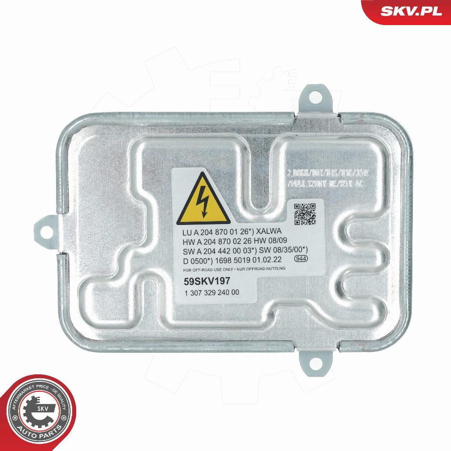 Esen SKV 59SKV197 - Vadības iekārta, Apgaismojums www.autospares.lv