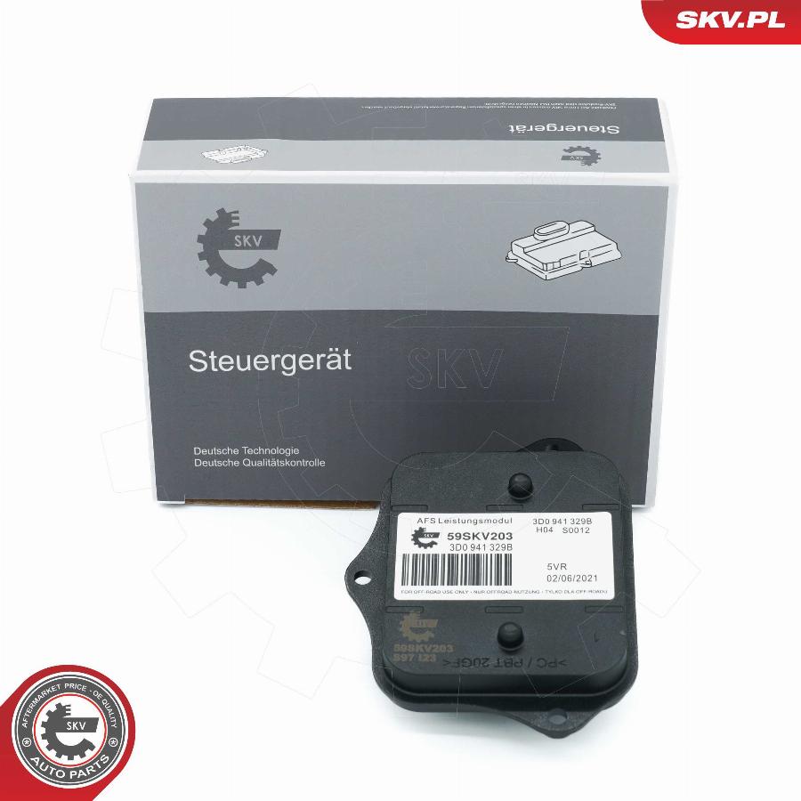 Esen SKV 59SKV203 - Vadības iekārta, Apgaismojums www.autospares.lv