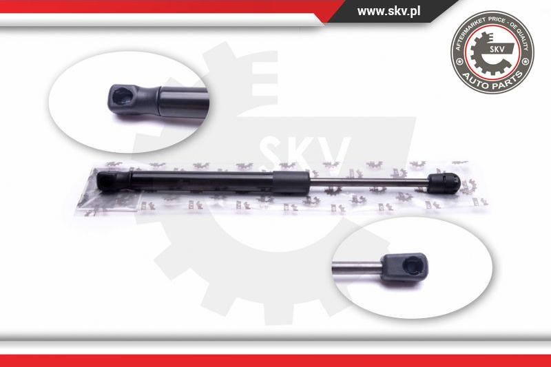 Esen SKV 52SKV629 - Gāzes atspere, Bagāžas / Kravas nodalījuma vāks www.autospares.lv