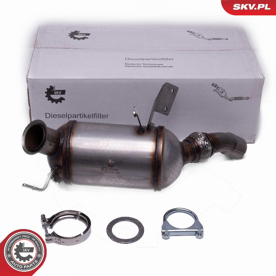 Esen SKV 62SKV520 - Nosēdumu / Daļiņu filtrs, Izplūdes gāzu sistēma www.autospares.lv