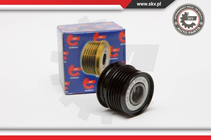 Esen SKV 11SKV008 - Шкив генератора, муфта www.autospares.lv