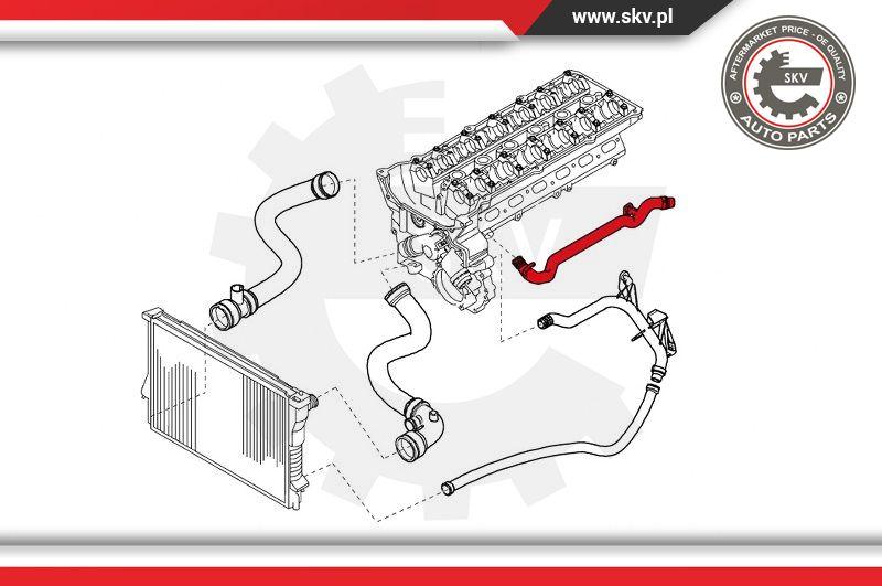 Esen SKV 24SKV377 - Radiatora cauruļvads www.autospares.lv