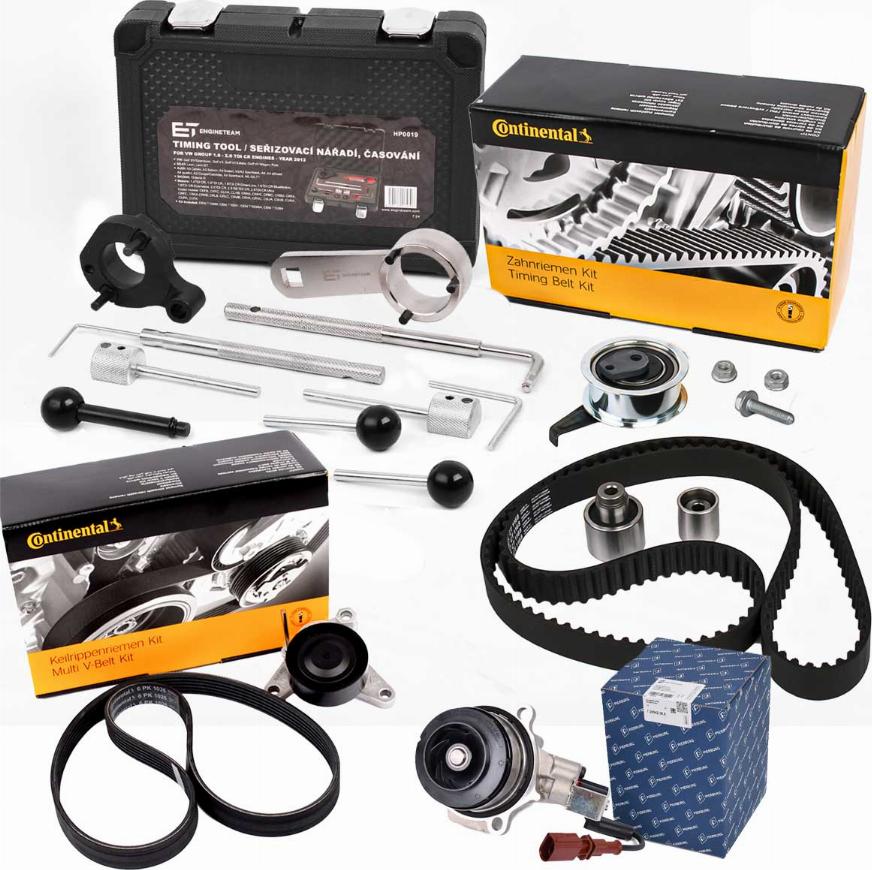 ET Engineteam RM0016VR3 - Water Pump & Timing Belt Set www.autospares.lv