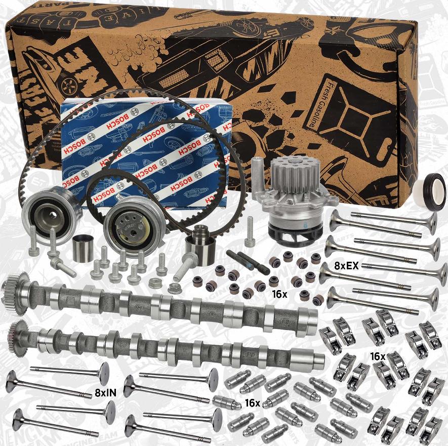 ET Engineteam RM0023VR3 - Водяной насос + комплект зубчатого ремня ГРМ www.autospares.lv