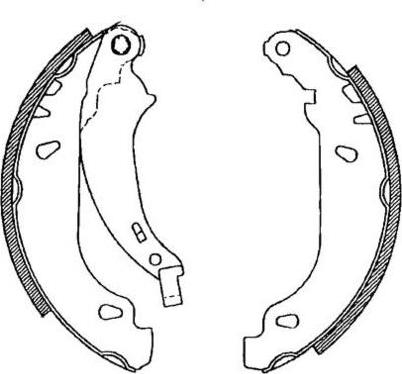 E.T.F. 09-0560 - Brake Shoe Set www.autospares.lv