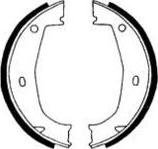 E.T.F. 09-0502 - Brake Shoe Set, parking brake www.autospares.lv