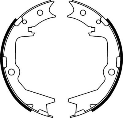 E.T.F. 09-0666 - Brake Shoe Set www.autospares.lv