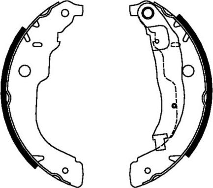 E.T.F. 09-0661 - Bremžu loku komplekts autospares.lv