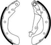 E.T.F. 09-0609 - Brake Shoe Set www.autospares.lv