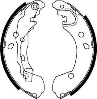 E.T.F. 09-0617 - Bremžu loku komplekts www.autospares.lv