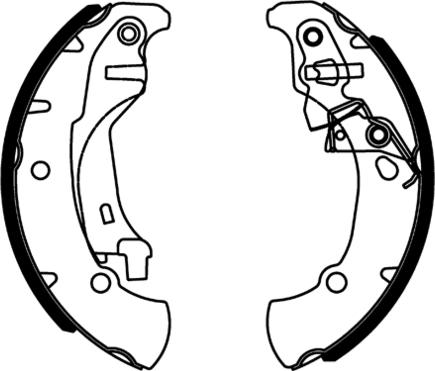 E.T.F. 09-0683 - Bremžu loku komplekts autospares.lv