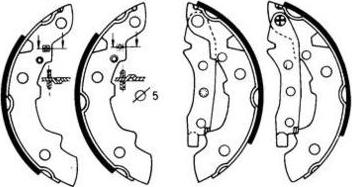 E.T.F. 09-0119 - Bremžu loku komplekts www.autospares.lv