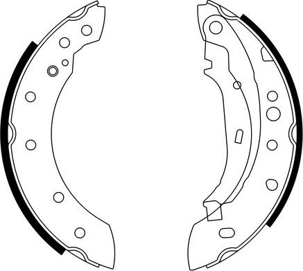 E.T.F. 09-0723 - Bremžu loku komplekts www.autospares.lv