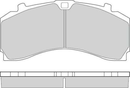 DT Spare Parts 020142250209 - Brake Pad Set, disc brake www.autospares.lv