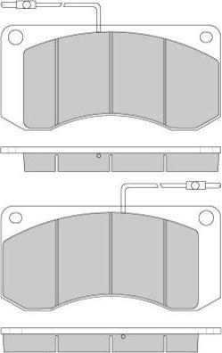 E.T.F. 12-5241 - Brake Pad Set, disc brake www.autospares.lv