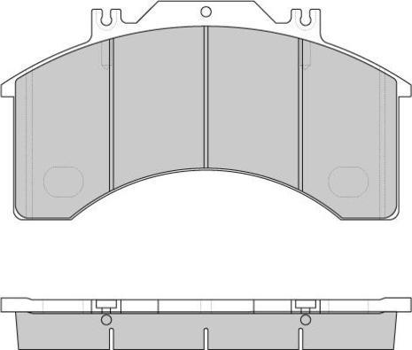 Adriauto GLBP035HD - Bremžu uzliku kompl., Disku bremzes www.autospares.lv