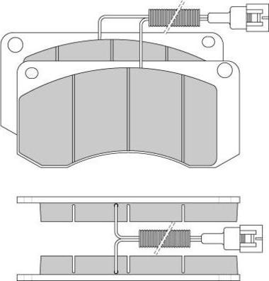 E.T.F. 12-5283 - Brake Pad Set, disc brake www.autospares.lv