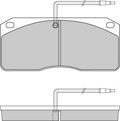 FTE BL2187A1 - Bremžu uzliku kompl., Disku bremzes www.autospares.lv