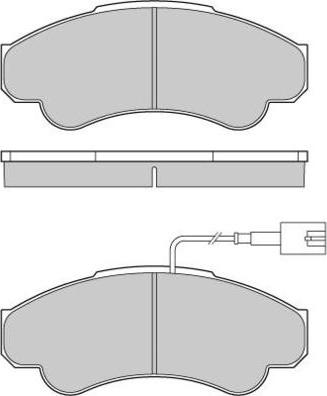 E.T.F. 12-0998 - Brake Pad Set, disc brake www.autospares.lv