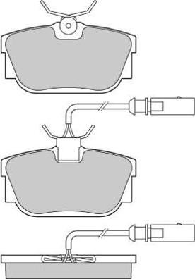 E.T.F. 12-0946 - Brake Pad Set, disc brake www.autospares.lv