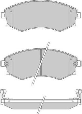 E.T.F. 12-0941 - Brake Pad Set, disc brake www.autospares.lv