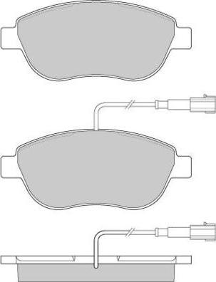 E.T.F. 12-0943 - Тормозные колодки, дисковые, комплект www.autospares.lv