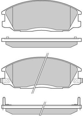 Pemebla NJC-3A20 - Bremžu uzliku kompl., Disku bremzes www.autospares.lv