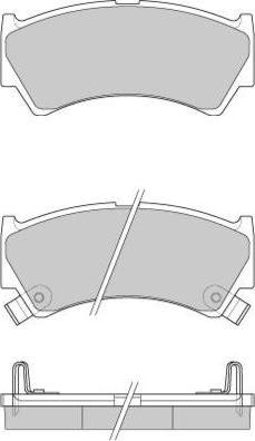 E.T.F. 12-0913 - Brake Pad Set, disc brake www.autospares.lv