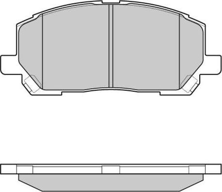 Mando MBF010840 - Bremžu uzliku kompl., Disku bremzes www.autospares.lv