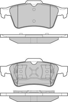 E.T.F. 12-0980 - Тормозные колодки, дисковые, комплект www.autospares.lv