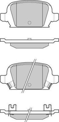 E.T.F. 12-0987 - Тормозные колодки, дисковые, комплект www.autospares.lv