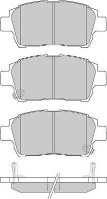 Equal Quality PF1166 - Brake Pad Set, disc brake www.autospares.lv