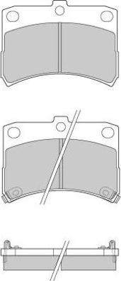 E.T.F. 12-0929 - Bremžu uzliku kompl., Disku bremzes www.autospares.lv