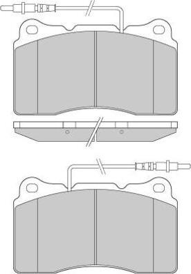 E.T.F. 12-0924 - Brake Pad Set, disc brake www.autospares.lv