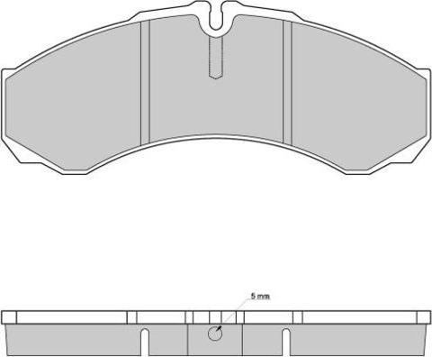 E.T.F. 12-0925 - Brake Pad Set, disc brake www.autospares.lv